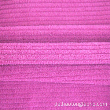 Polyester Stripes Plain Dyed Knitted Polar Fleece Stoff